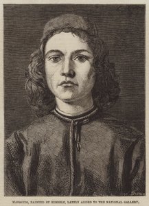 Masaccio, dipinto da se stesso, recentemente aggiunto alla National Gallery da Tommaso Masaccio